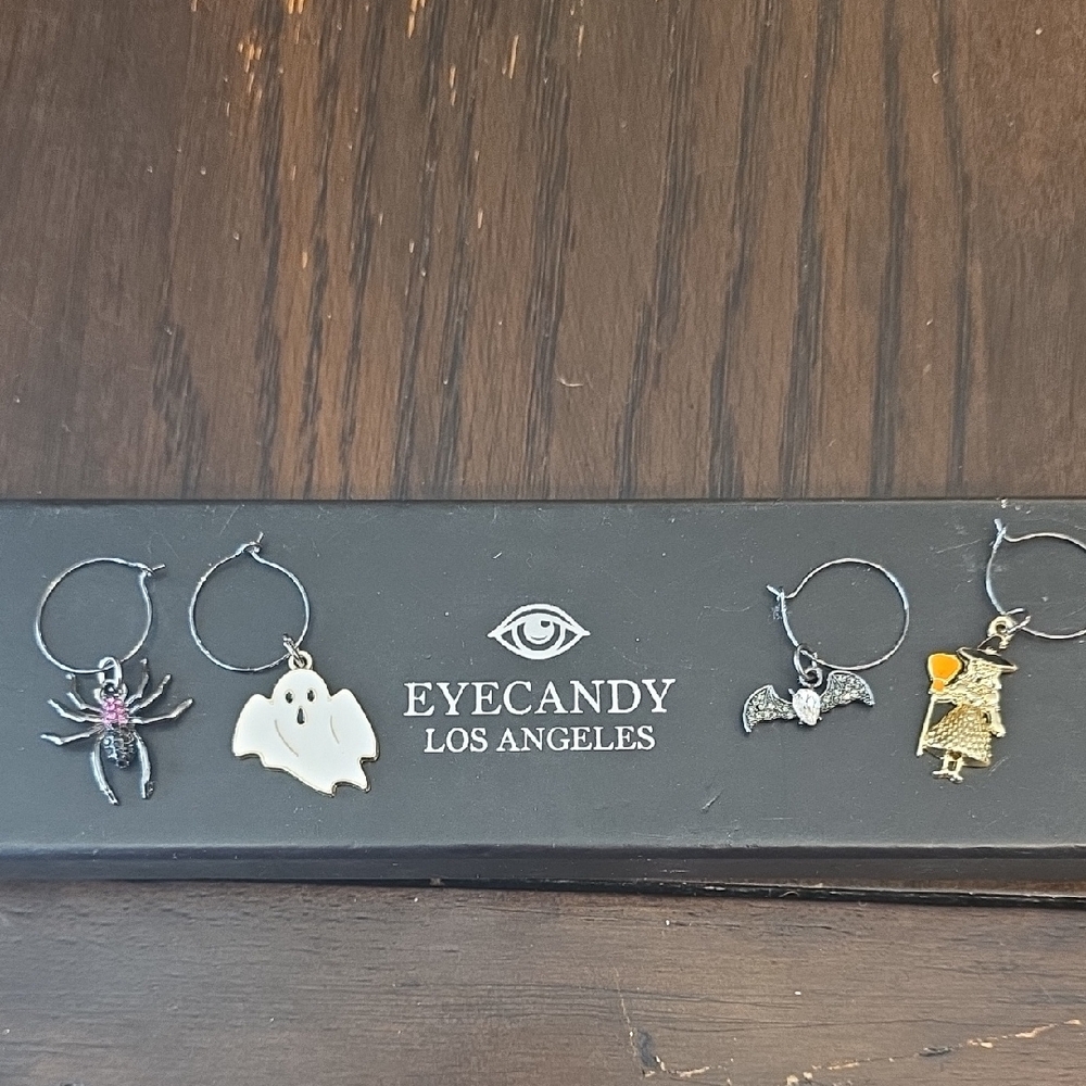 Eye Candy Los Angeles Halloween Wine Charm Set